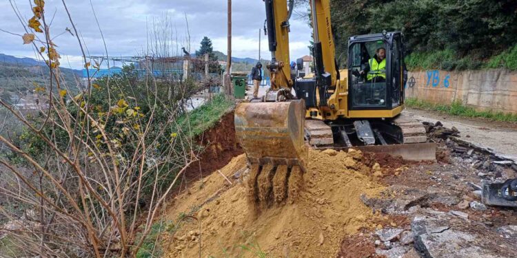 Δήμος Αγρινίου:Κατασκευή τοιχίου αντιστήριξης στον Άγιο Νικόλαο