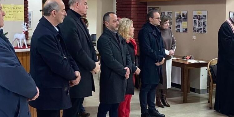 Αγιασμός και κοπή της Βασιλόπιτας στο ΚΑΠΗ Αγρινίου