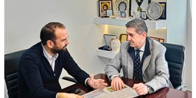 Συνάντηση με τον Περιφερειάρχη, Φαρμάκη Νεκτάριο είχε ο Δήμαρχος Δυτικής Αχαΐας Αλεξόπουλος Γρηγόρης