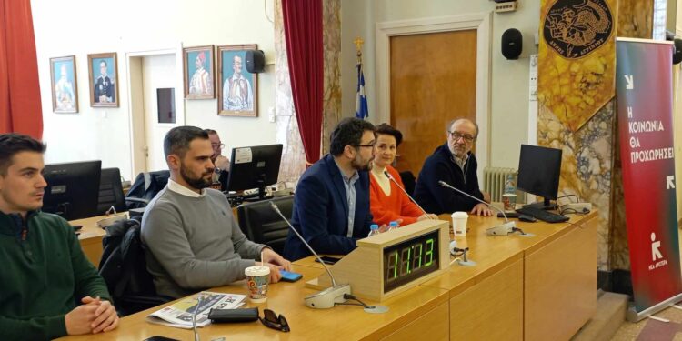 Πρωταγωνιστές η πολιτική και ο διάλογος στην εκδήλωση της Νέας Αριστεράς στο Αγρίνιο