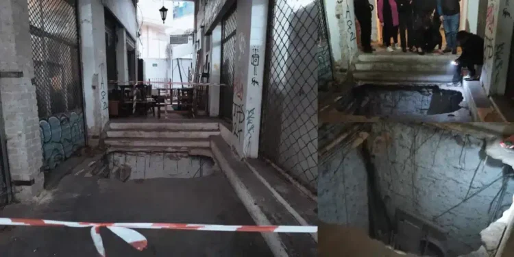 «Περπατούσαμε και το έδαφος υποχώρησε, με πλάκωσαν πέτρες» λέει η 19χρονη που την «κατάπιε» τρύπα στη Θεσσαλονίκη