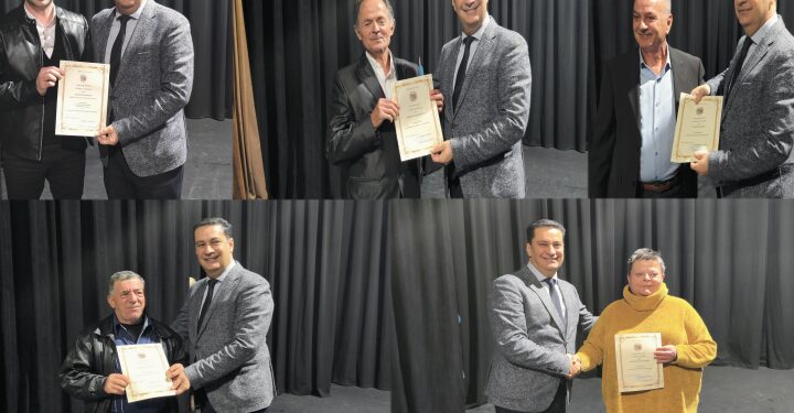 Με βραβεύσεις η κοπή πίτας των εργαζομένων του Δήμου Αγρινίου