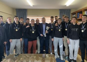 Υποδέχθηκε τον αθλητικό σύλλογο «Λέων Μεσολογγίου» ο Δήμαρχος Ι.Π. Μεσολογγίου Σπύρος Διαμαντόπουλος