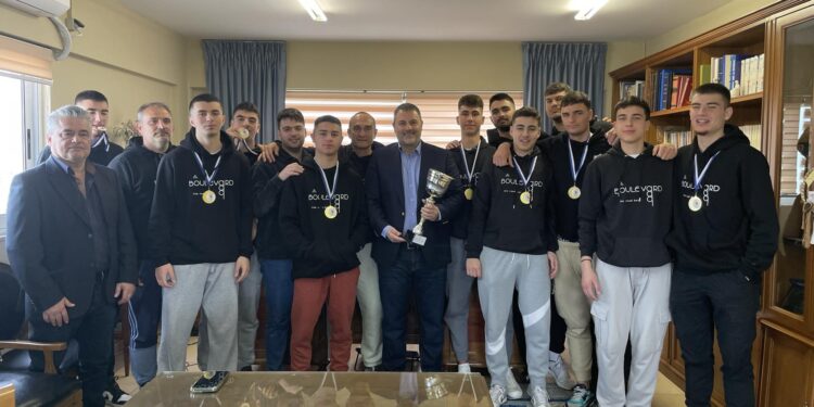 Υποδέχθηκε τον αθλητικό σύλλογο «Λέων Μεσολογγίου» ο Δήμαρχος Ι.Π. Μεσολογγίου Σπύρος Διαμαντόπουλος