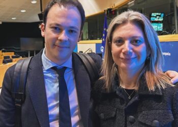 Παρέμβαση Μίλτου Ζαμπάρα στην εκδήλωση για την τραγωδία των Τεμπών στις Βρυξέλλες