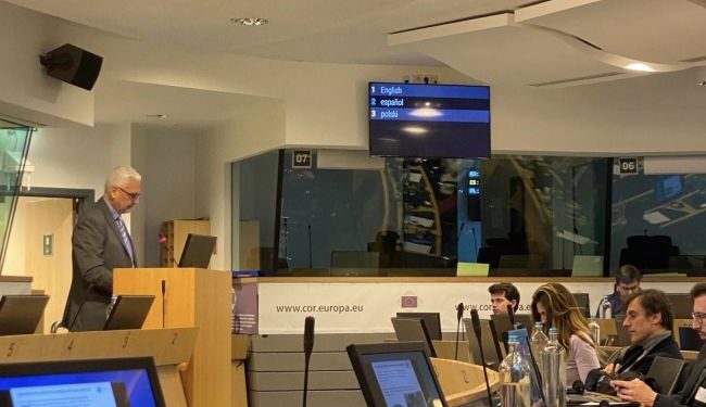 Ο Φ. Ζαΐμης στο συνέδριο για τις φιλικές οικογένειες στις Βρυξέλλες