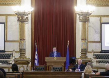 Ο Αντιπεριφερειάρχης, Στ. Μπλέτσας, σε συνάντηση εργασίας για την προσαρμογή των Περιφερειών στην Κλιματική Αλλαγή