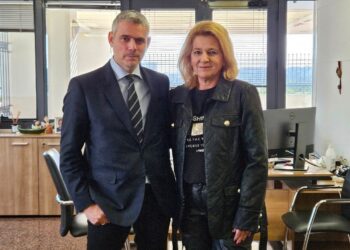 Συνάντηση Κώστα Καραγκούνη με την πρόεδρο του ΕΟΠΥΥ