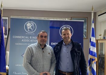 Θεσμικές συναντήσεις του προέδρου της Ένωσης Ξενοδόχων Αιτωλοακαρνανίας Βασίλη Τσάρκου στην Ι. Π. του Μεσολογγίου