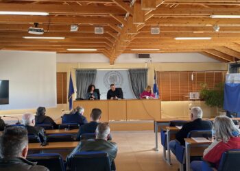 Συνάντηση Δημάρχου Μεσολογγίου Σπύρου Διαμαντόπουλου με Προέδρους Κοινοτήτων