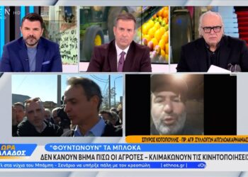 Παρέμβαση Σπύρου Κοτοπούλη προέδρου Ομοσπονδίας Αγροτικών Συλλόγων Αιτωλ/νίας στο OPEN
