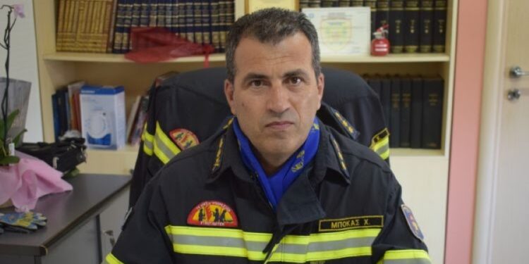 Συνάντηση γνωριμίας Δημοσιογράφων και Χ.Μπόκα, Συντονιστή Επιχειρήσεων Πυροσβεστικής Υπηρεσίας