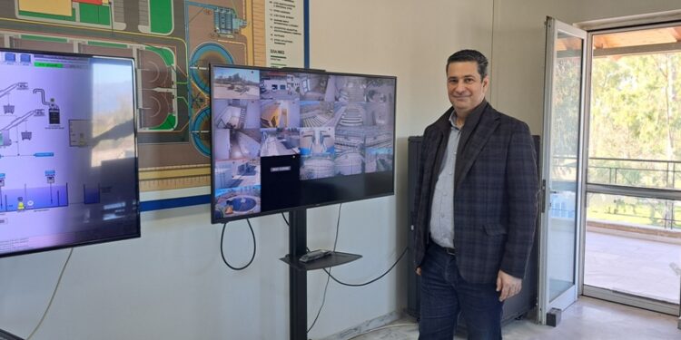 Επίσκεψη Παπαναστασίου στο έργο της αντικατάστασης του Κεντρικού Αγωγού Υδροδότησης του Δήμου Αγρινίου