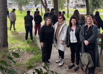 Επίσκεψη του Γυμνασίου Νεοχωρίου στο ΚΑΠΗ Μεσoλογγίου