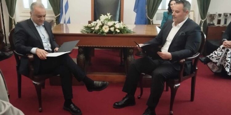 Συνάντηση του Δημάρχου Μεσολογγίου με τον Ευρωβουλευτή Μανώλη Κεφαλογιάννη