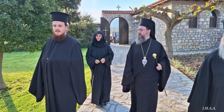 Στην γυναικεία Ιερά Μονή Αγίου Δημητρίου στον Δρυμό Βονίτσης ο Μητροπολίτης