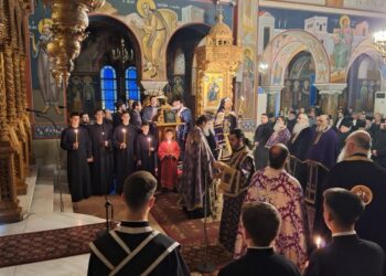 Σε κλίμα κατάνυξης η Ακολουθία του Α’ Κατανυκτικού Εσπερινού στη Μητρόπολη Αγρινίου & ο Εσπερινός της Συγγνώμης στο Μεσολόγγι