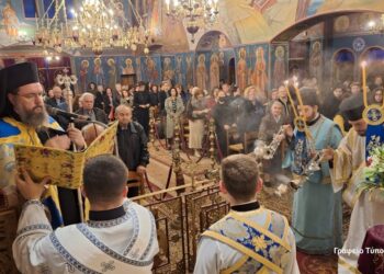 Η Β’ Στάση των Χαιρετισμών της Παναγίας στην Αγία Παρασκευή Αγρινίου