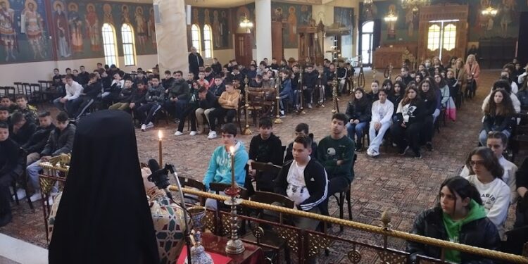Υποδειγματική Θεία Λειτουργία για το Γυμνάσιο Αγίου Κωνσταντίνου