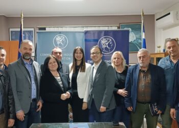 Οι έμποροι Μεσολογγίου συναντήθηκαν με την ευρωβουλευτή Έλενα Κουντουρά