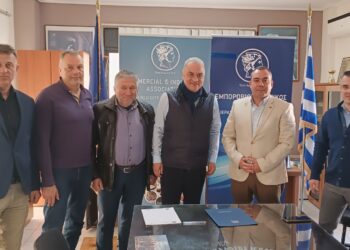 Συνάντηση με τον ευρωβουλευτή Μανώλη Κεφαλογιάννη είχαν οι έμποροι Μεσολογγίου