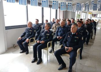 Εορταστικές εκδηλώσεις για την εκφώνηση του πανηγυρικού της 25ης Μαρτίου στις αστυνομικές διευθύνσεις της Δ.Ε