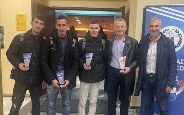 Τρεις αθλητές του Γ.Α.Σ Αγρινίου βραβεύτηκαν από την ΕΑΣ ΣΕΓΑΣ Βόρεια Πελοποννήσου στην Πάτρα
