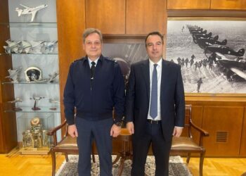 Συνάντηση Θανάση Παπαθανάση με τον Αρχηγό του Γενικού Επιτελείου Αεροπορίας