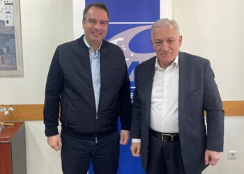 Συνάντηση Θανάση Παπαθανάση με τον Πρόεδρο της ΚΕΔΕ Λάζαρο Κυρίζογλου