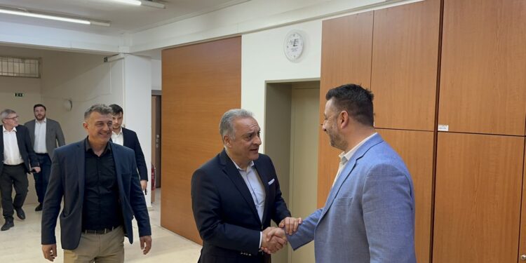 Συνάντηση Θανάση Μαυρομμάτη με τον Ευρωβουλευτή της ΝΔ Μανώλη Κεφαλογιάννη