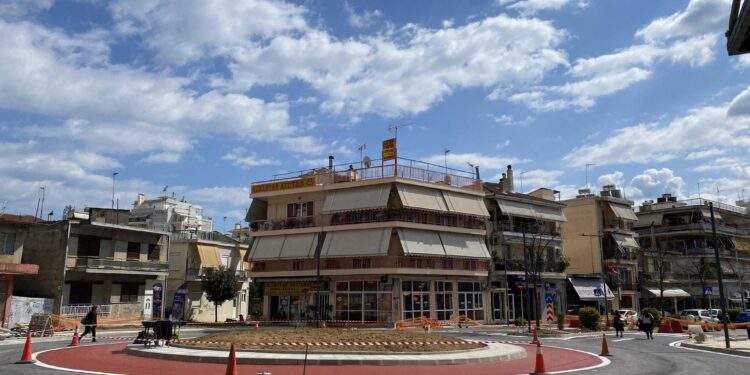 Αγρίνιο| Κυκλοφοριακή ανάσα με την ολοκλήρωση του  round – about  στη συμβολή των οδών Μαβίλη, Παπαφώτη και Καλλέργη