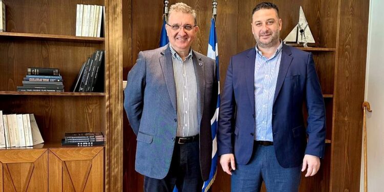 Συνάντηση Αντιπεριφερειάρχη Αιτωλοακαρνανίας με τον Πρόεδρο του Πανελλήνιου Ιατρικού Συλλόγου