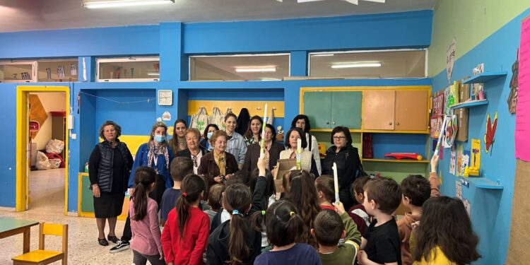 Επίσκεψη ΚΑΠΗ Μεσολογγίου στο 3ο Νηπιαγωγείο