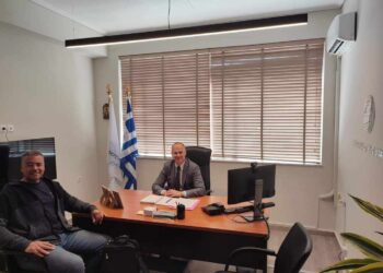 Συνάντηση Αντιπροέδρου ΔΕΥΑ Μεσολογγίου με Αντιπεριφερειάρχη Νίκο Κατσακιώρη