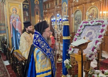 Η Γ’ Στάση των Χαιρετισμών της Παναγίας στο Θέρμο