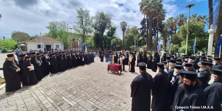 Αφιερωμένη στην Έξοδο του Μεσολογγίου η Ιερατική Σύναξη της Ιεράς Μητροπόλεως Αιτωλίας και Ακαρνανίας