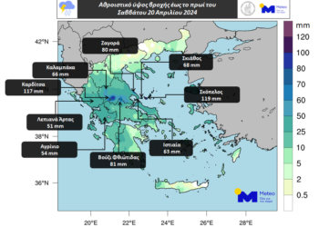 Που καταγράφηκαν τα μεγαλύτερα ύψη βροχής