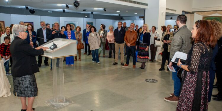 Αγρίνιο: Εγκαινιάστηκε η έκθεση αγιογραφίας της Σπυριδούλας Τσιρώνη