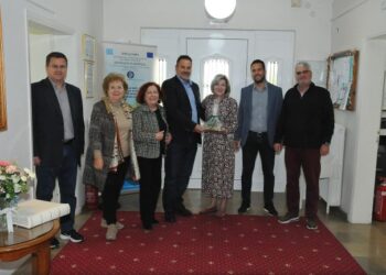 Επίσκεψη Δημάρχου Μεσολογγίου στο Εργαστήρι «ΠΑΝΑΓΙΑ ΕΛΕΟΥΣΑ»