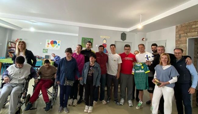 Στήριξη του Παναιτωλικού στο Κέντρο Δημιουργικής Απασχόλησης Παιδιών με Αναπηρίες του Δήμου Αγρινίου