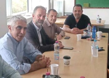 Συνάντηση του υποψήφιου ευρωβουλευτή Γιώργου Τσίπρα με το ΔΣ της Β ΕΛΜΕ Αιτωλοακαρνανίας