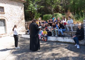 Τα παιδιά έμαθαν για τον βίο του “αφέντη” Αγίου Χριστοφόρου Αγρινίου