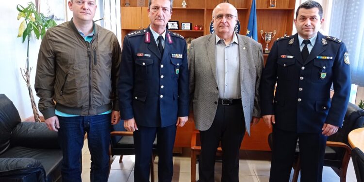 Επίσκεψη του κ. Πρύτανη του Πανεπιστημίου Πατρών στη Γενική Περιφερειακή Αστυνομική Διεύθυνση Δυτικής Ελλάδας