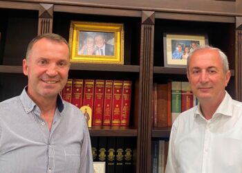 Στενή συνεργασία Ένωσης Ξενοδόχων – Δημάρχου Θέρμου Σπύρου Κωνσταντάρα