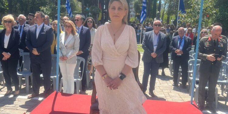 Η Χριστίνα Αλεξοπούλου εκπρoσώπησε τον πρωθυπουργό στην 198η Επέτειο της Εξόδου του Μεσολογγίου