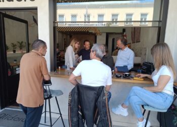 Στο Μεσολόγγι η υποψήφια ευρωβουλευτής του ΣΥΡΙΖΑ Π.Σ. Δώρα Αυγέρη