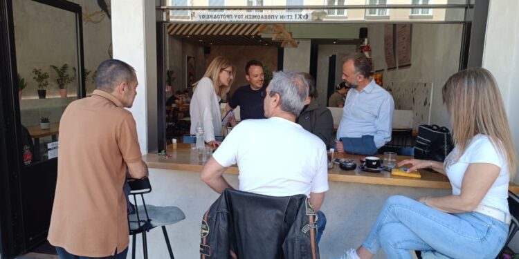 Στο Μεσολόγγι η υποψήφια ευρωβουλευτής του ΣΥΡΙΖΑ Π.Σ. Δώρα Αυγέρη