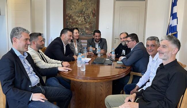 Επαφές Σπύρου Σκιαδαρέση με φορείς στην Αιτωλοακαρνανία