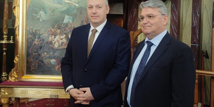 Ο πρόεδρος της ΝΙΚΗΣ στο Μεσολόγγι