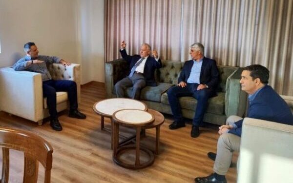 Συνάντηση Δημάρχου Μεσολογγίου Σπύρου Διαμαντόπουλου με προεδρείο ΚΕΔΕ